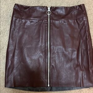 Express Brown Mini Pencil Skirt Night Out